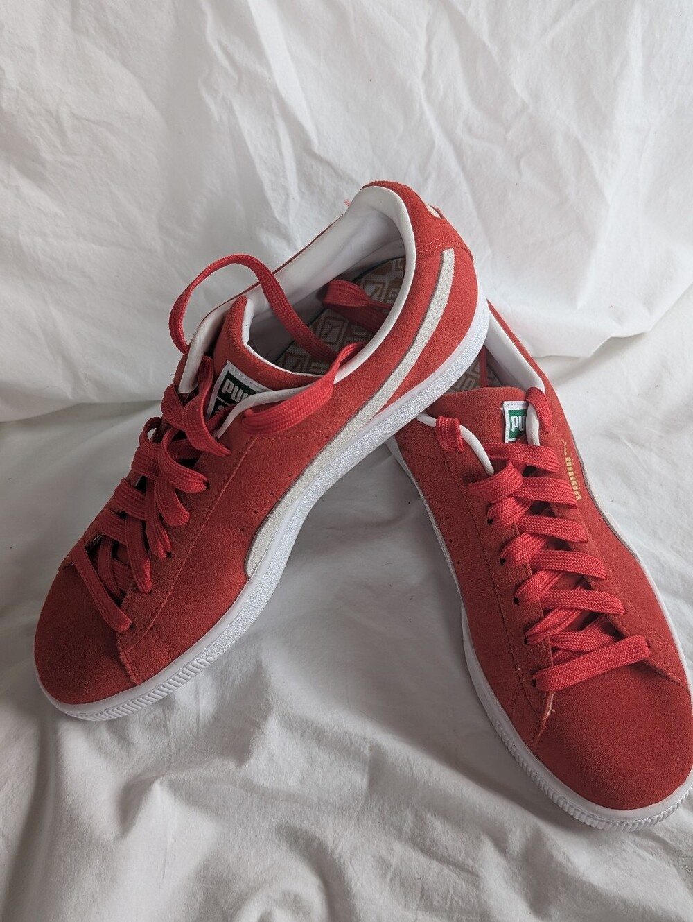 Puma Red Classic Suede